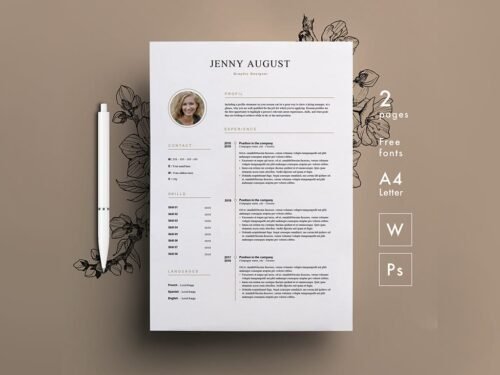 Free CV template