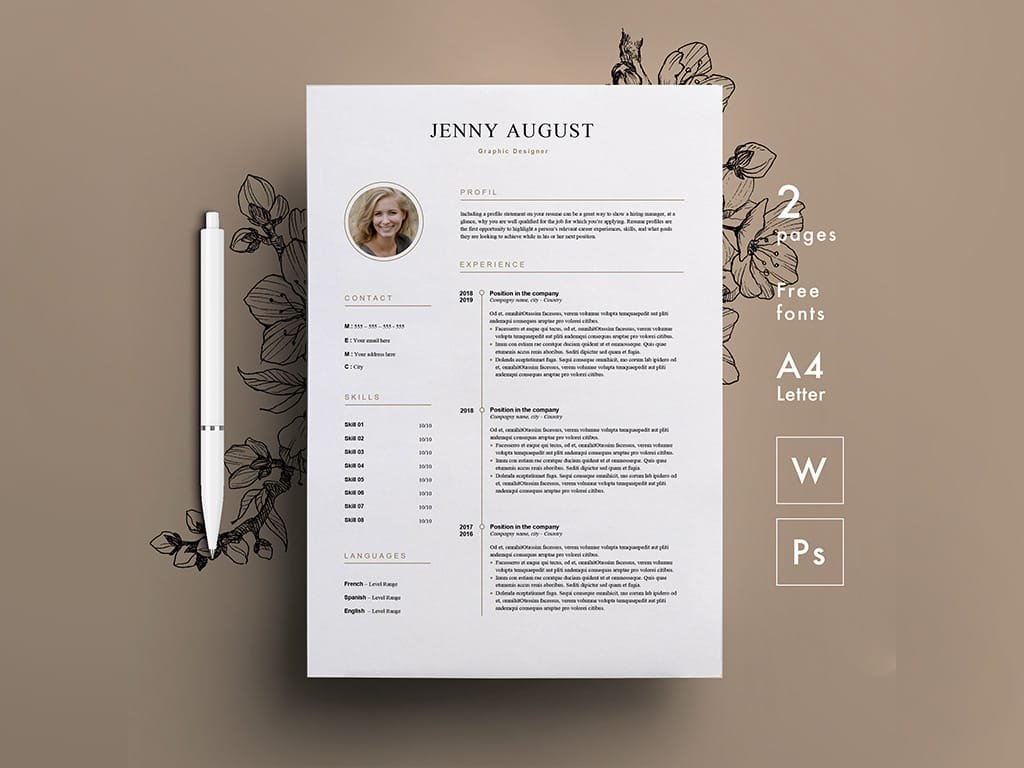 Free CV template