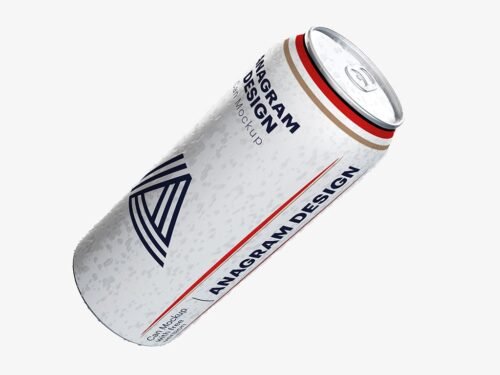 Free Beer Can mockup