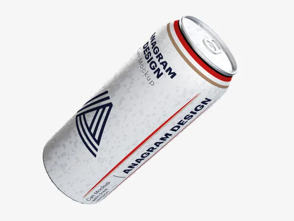 Free Beer Can mockup