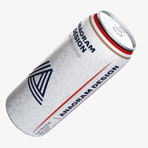 Free Beer Can mockup