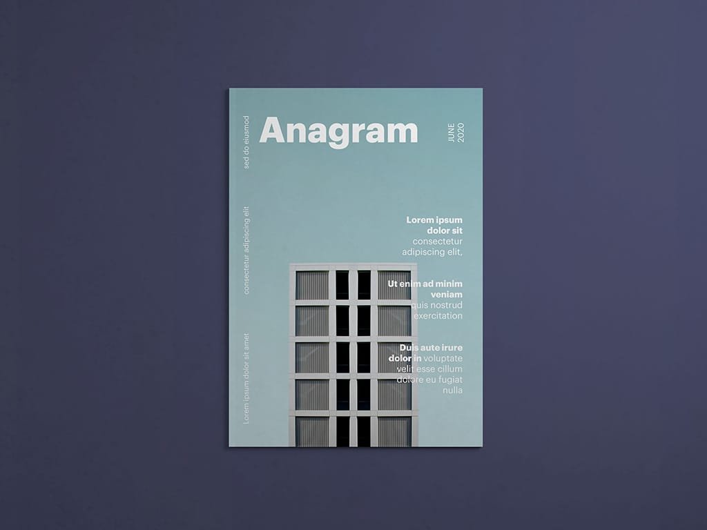 free magazine mockup