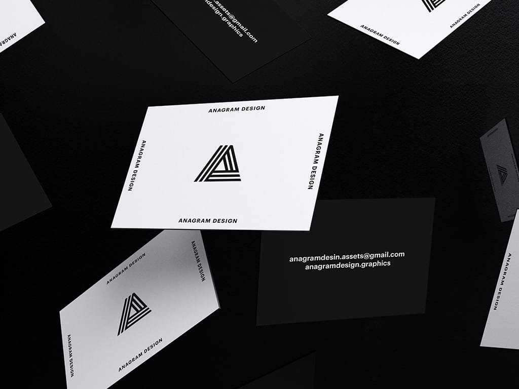 free business cards mockup