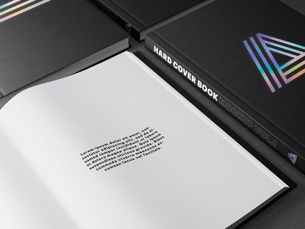 Free book mockup