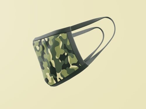 Free mask mockup