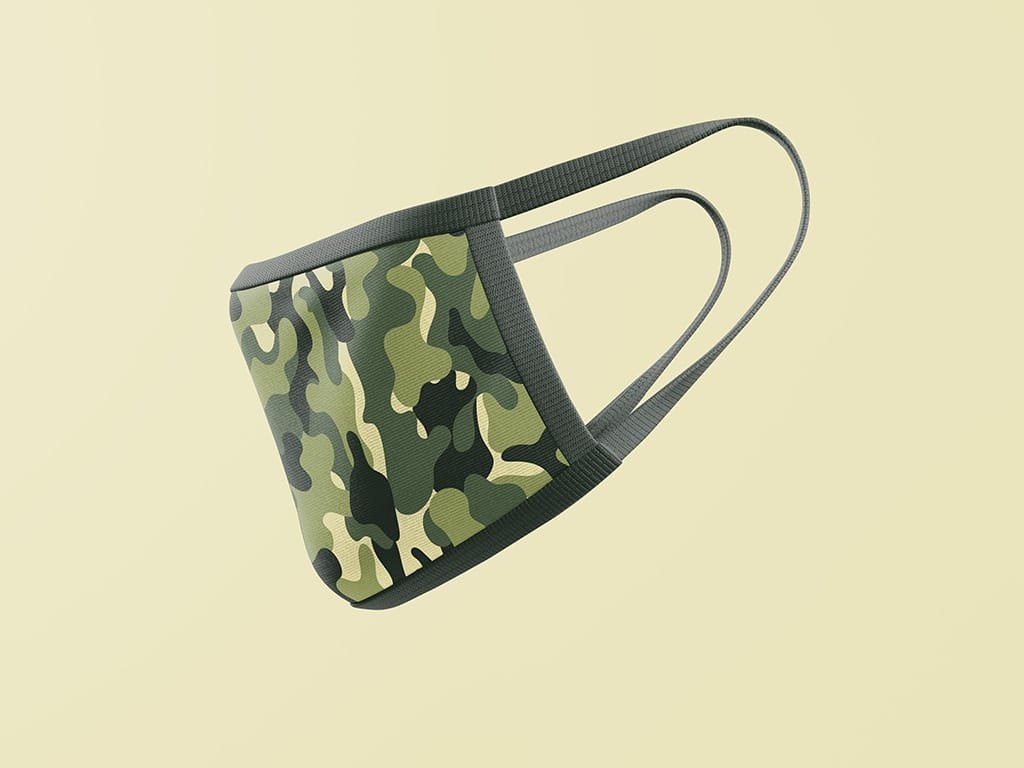 Free mask mockup