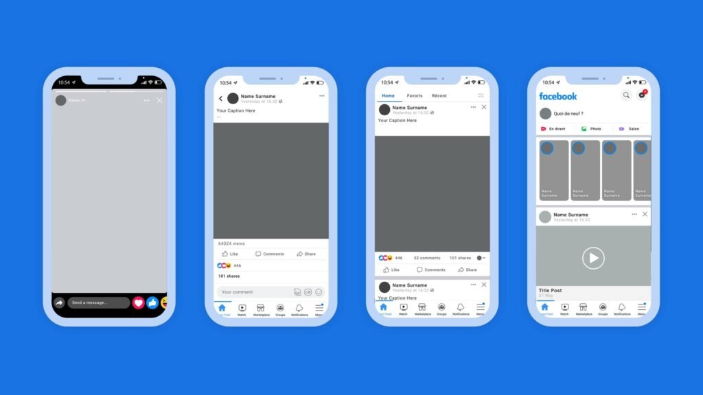 anagram design template Facebook board