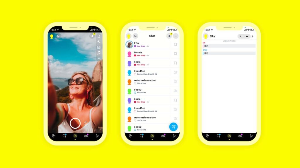 Snapchat Free template 2022 board