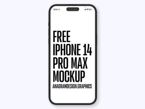 free iPhone 14 Pro Max mockup