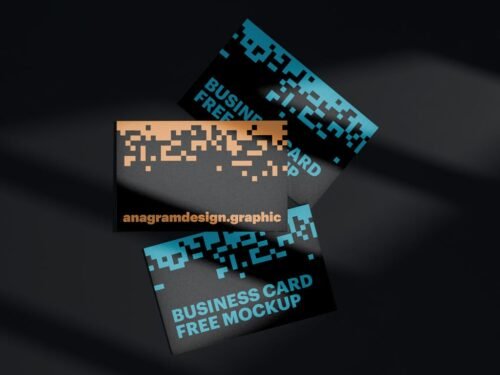 free business cards mockup