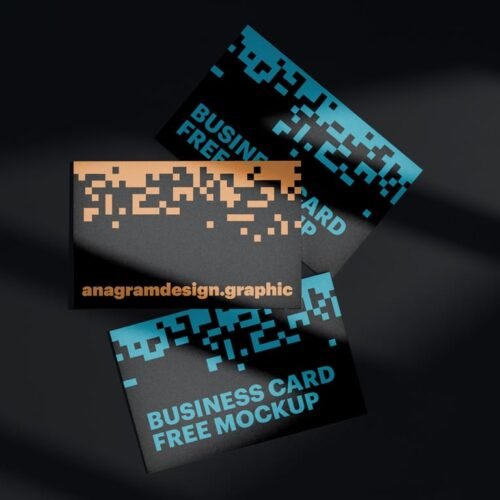 free business cards mockup