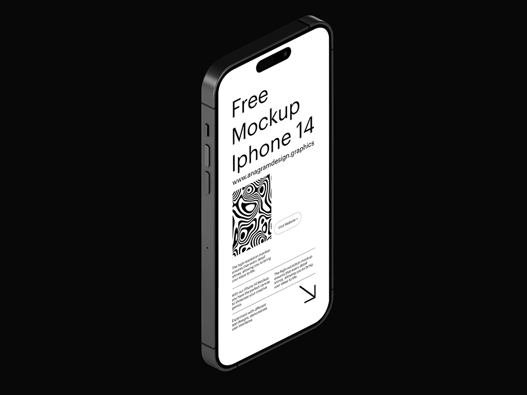 iPhone 14 Pro mockup
