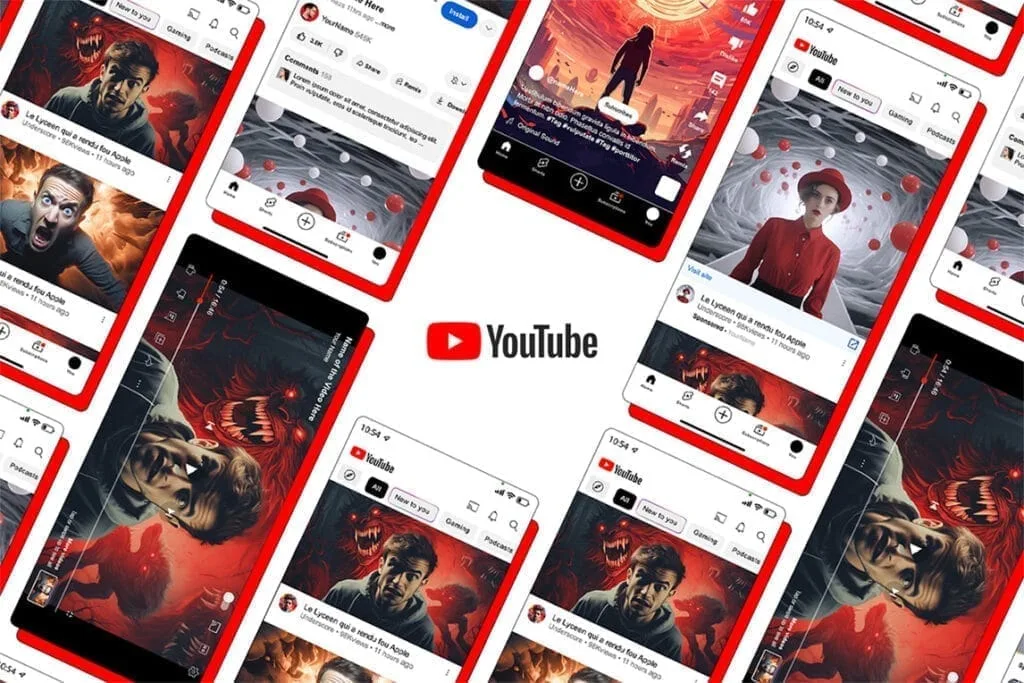 Pinterest feed Template made with phoshop and figma