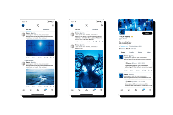 Post of X Twitter Template