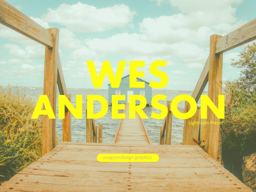 Wes Anderson Lightroom Preset