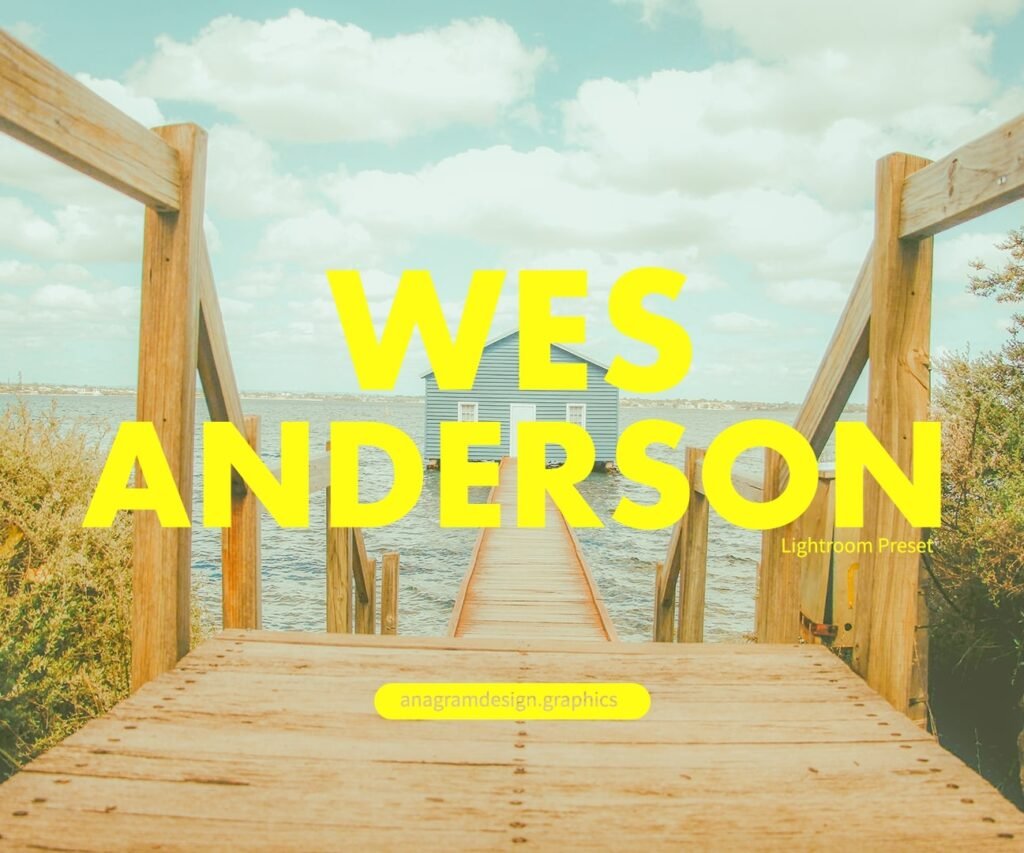 Wes Anderson Lightroom Preset