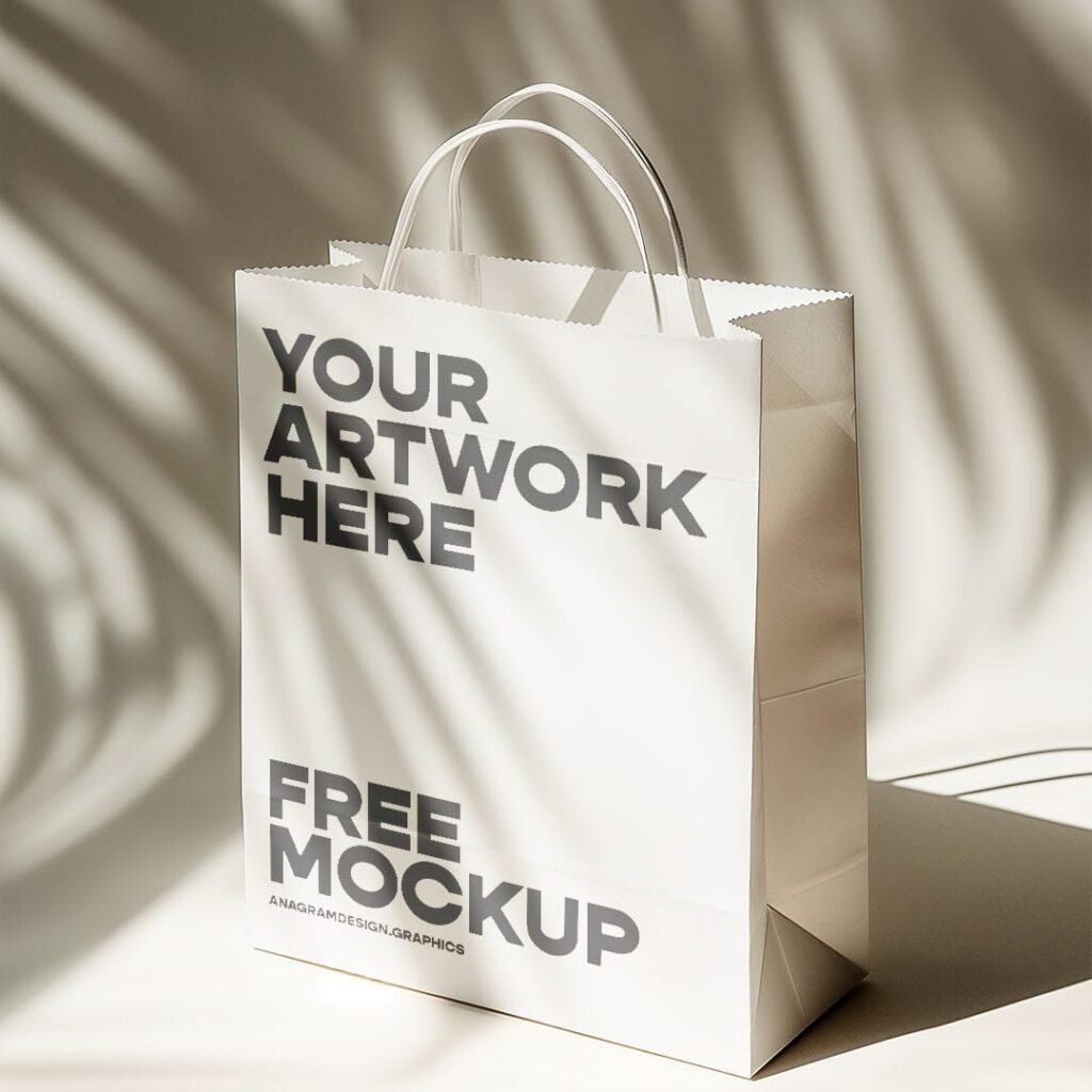 paper bag Mockup