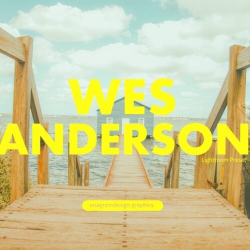 Pier with a Wes Anderson filter apply on it