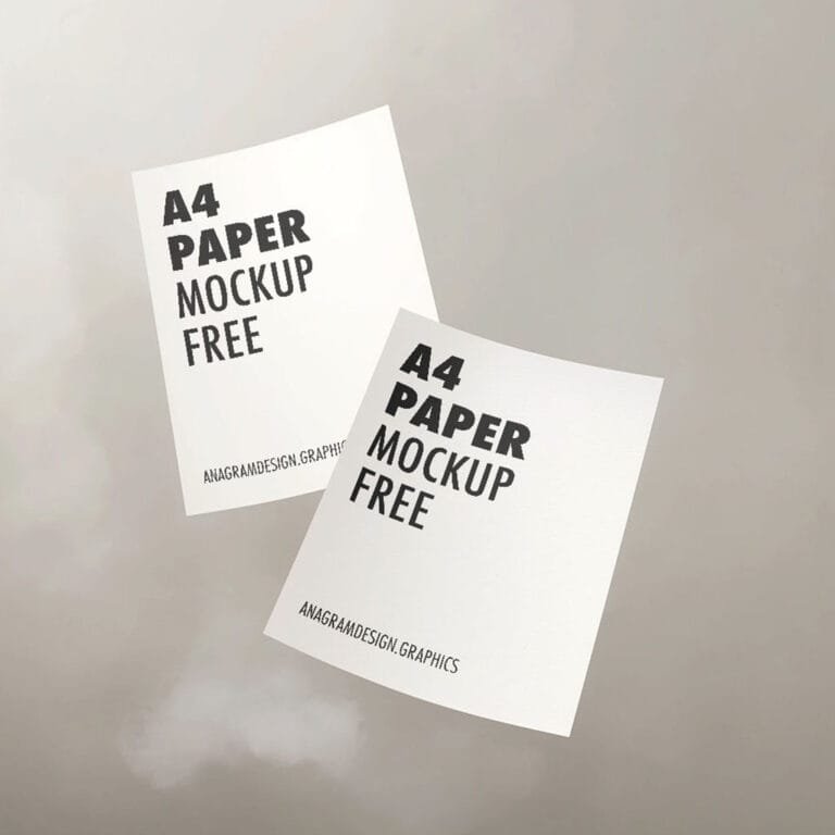 Paper A4 - Free Mockup