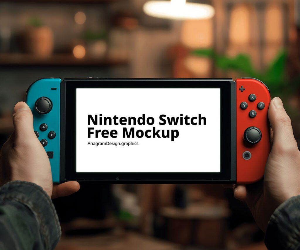 Nintendo Switch Free Mockup