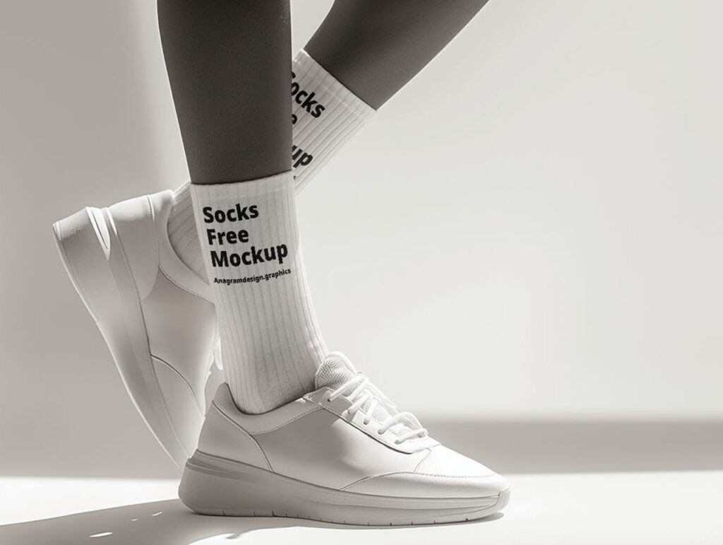 Preview of socks mockup