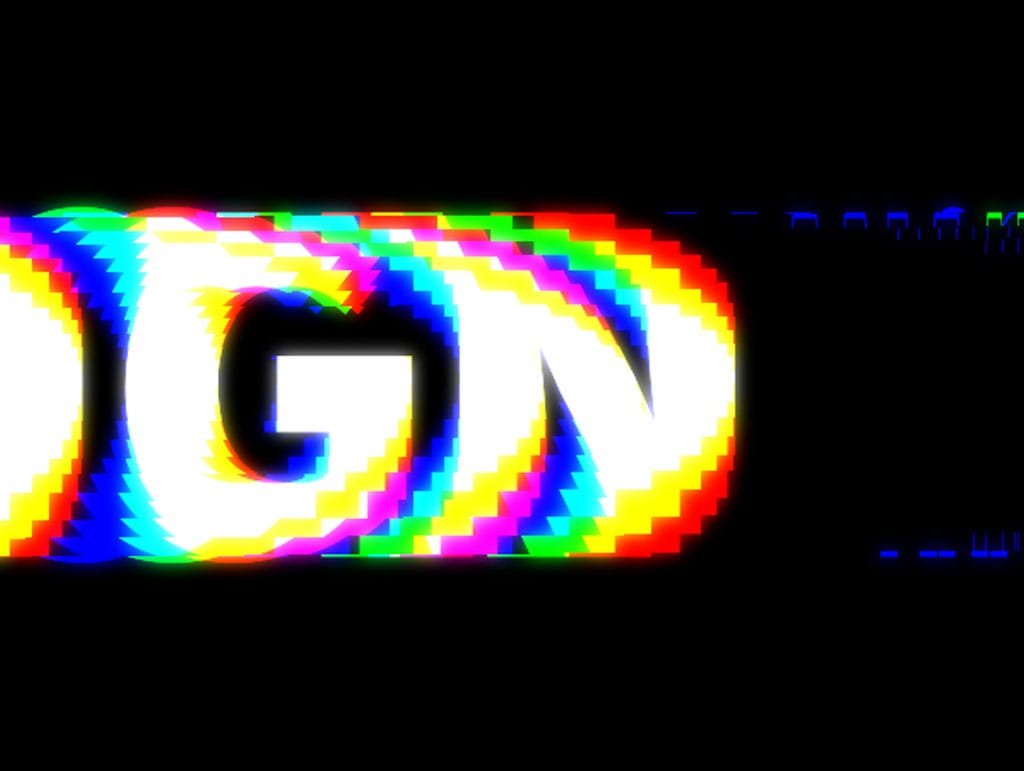 screenshot of a after effect tutrial to create a RGB glitch effect transition