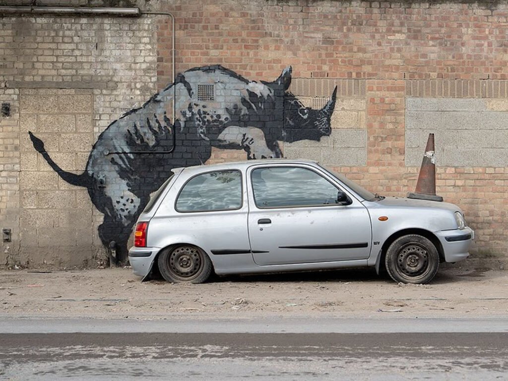 Banksy Rhinoceros