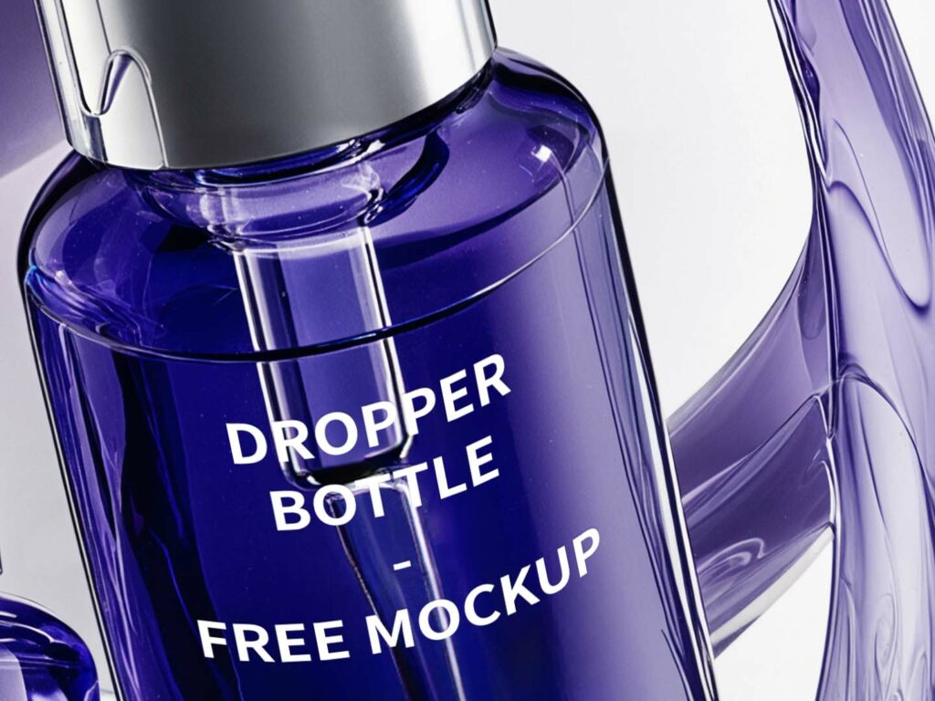 dropper bottle free Mockup