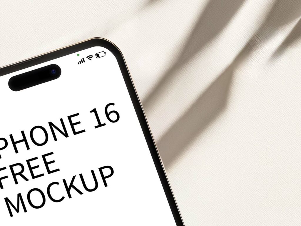 Iphon 16 Free Mockup