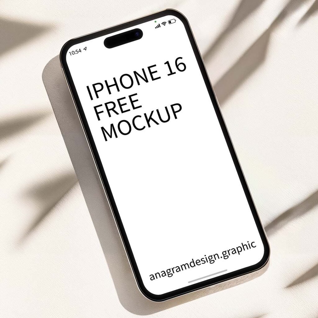 iPhone 16 Free Mockup