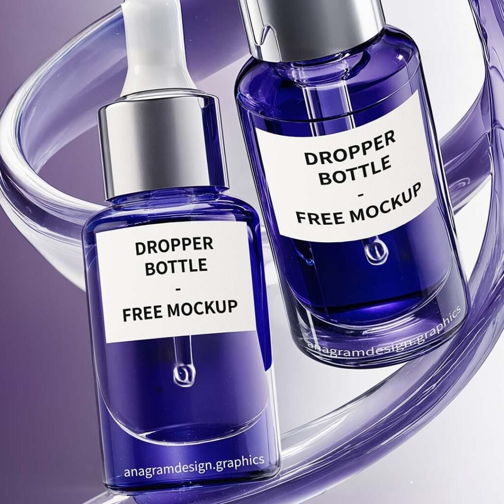 dropper bottle free Mockup
