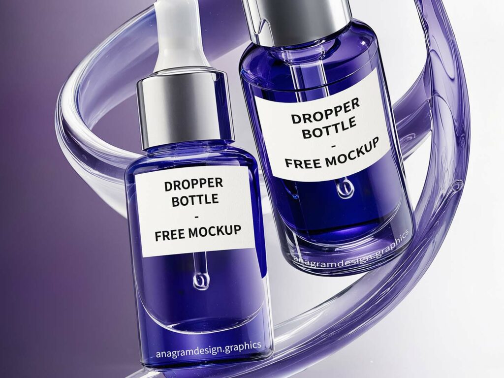 dropper bottle free Mockup