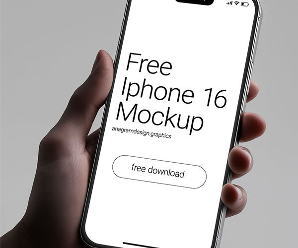 iPhone 16 free mockup