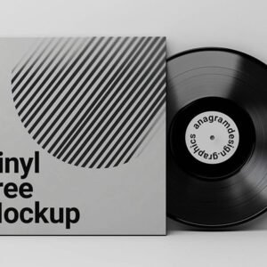 Vinyl free mockup