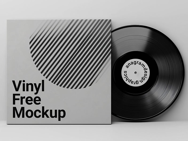 Vinyl free mockup