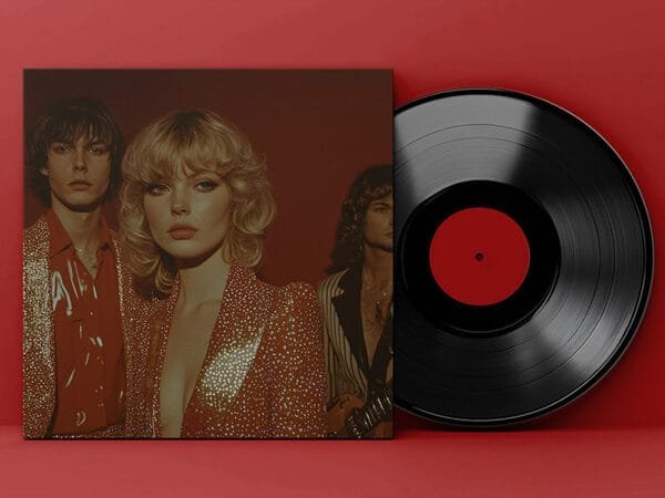 Free Vinyl mockup for artist