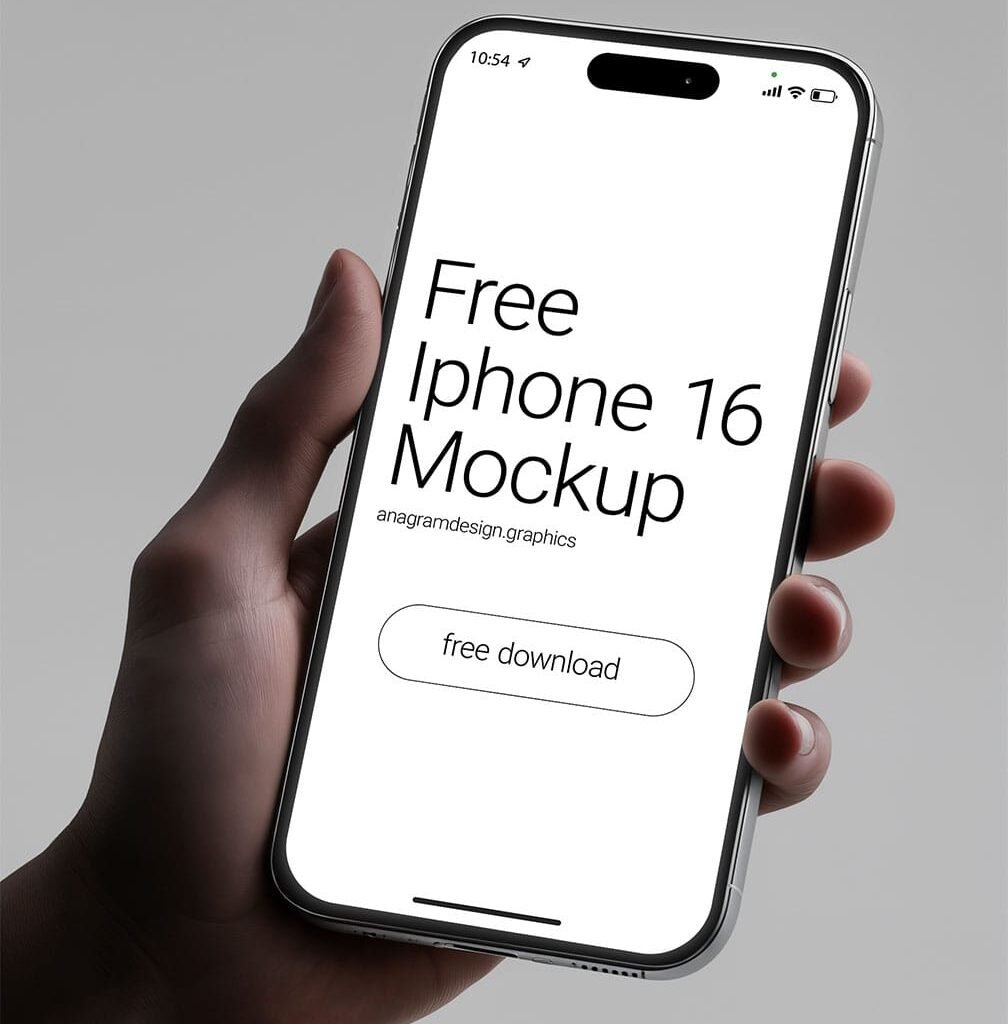 iPhone 16 free mockup