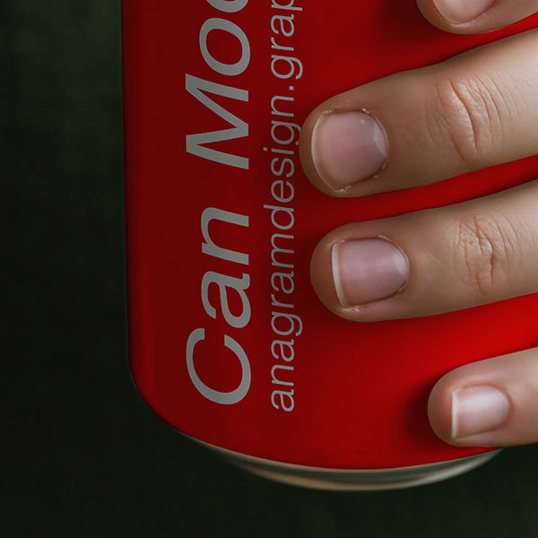 Girl hands holding a Coca Cola Can