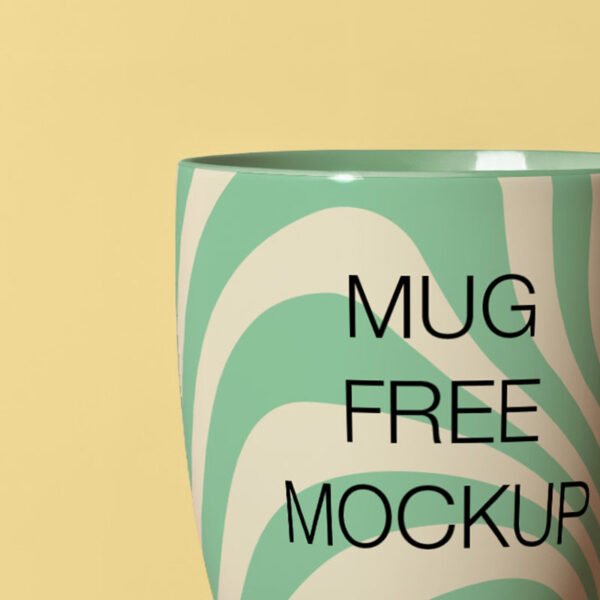 Woman's hand holding a coffee mug mockup