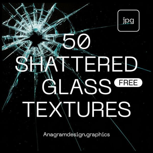 50 free Shattered glass textures