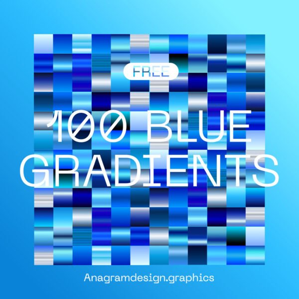 Blue Photoshop gradients