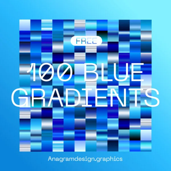 Blue Photoshop gradients