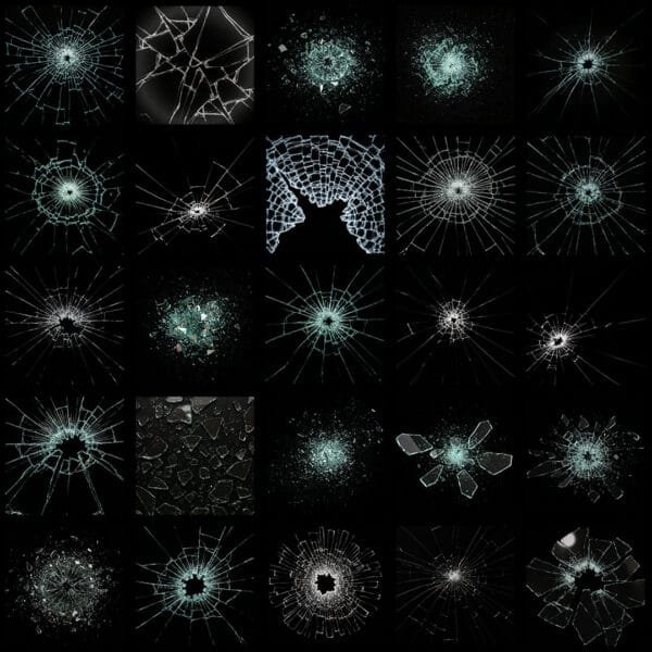 25 Shattered glass textures