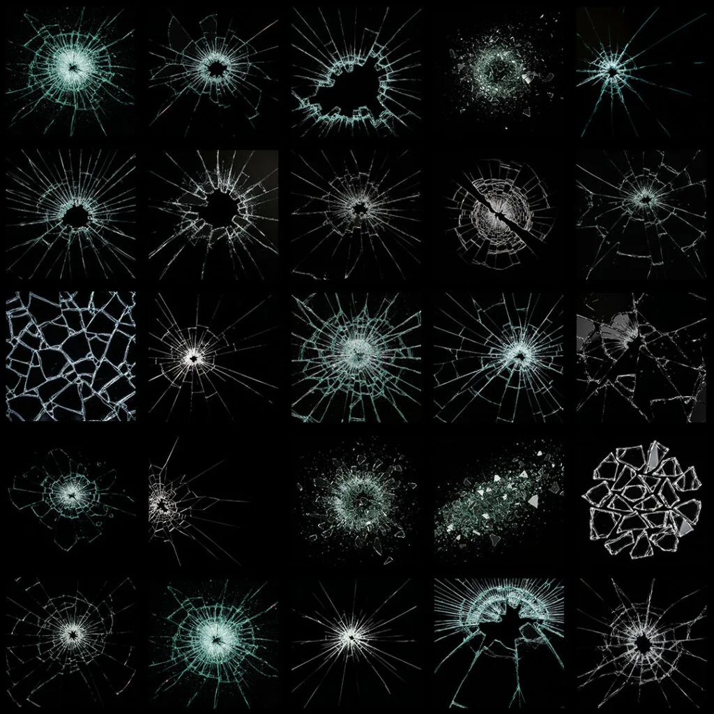 25 Shattered glass textures