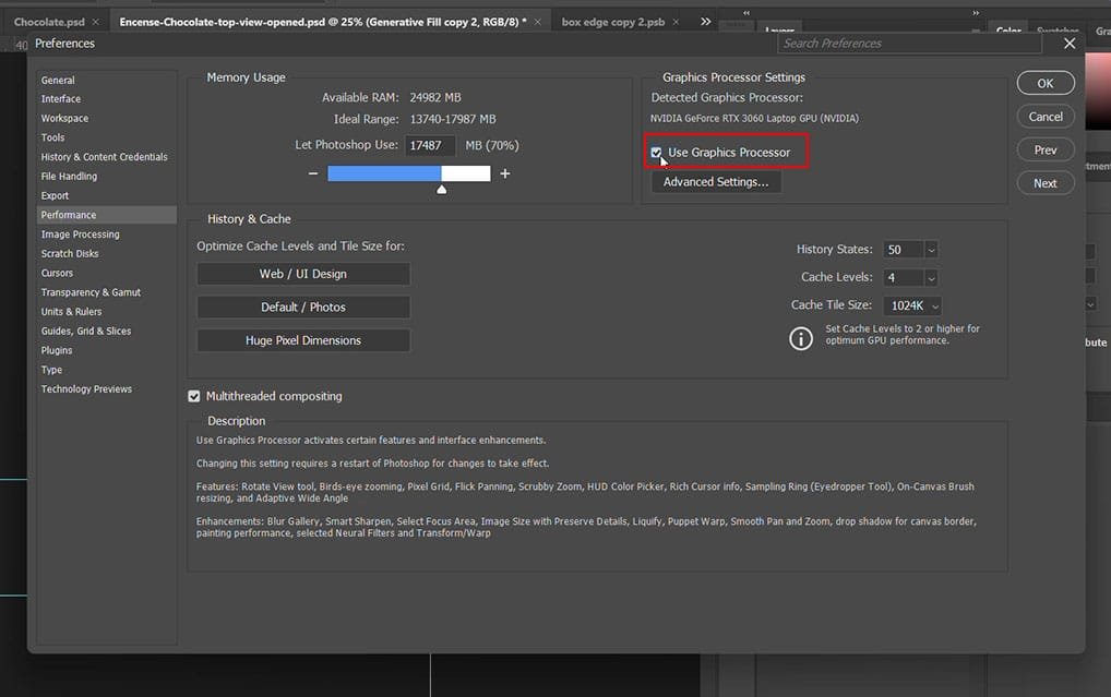 Photoshop interface displaying wrap perspective tool