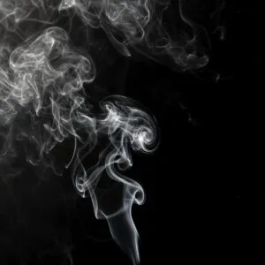 Smoke texture on a black background