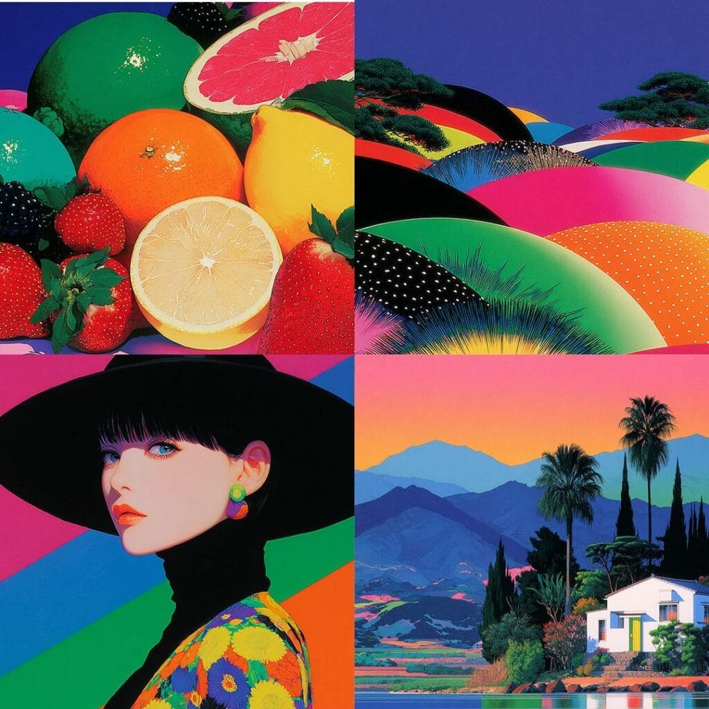 Free Download | Retro Pop Vaporwave Dreams | Midjourney style | sref