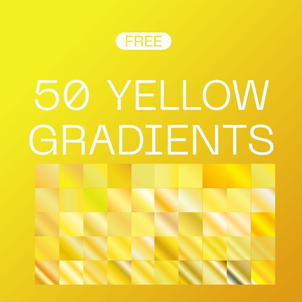 50 Yellow Gradients