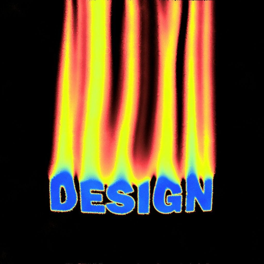 Neon dripping text effect
