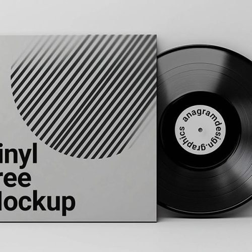 Vinyl free mockup